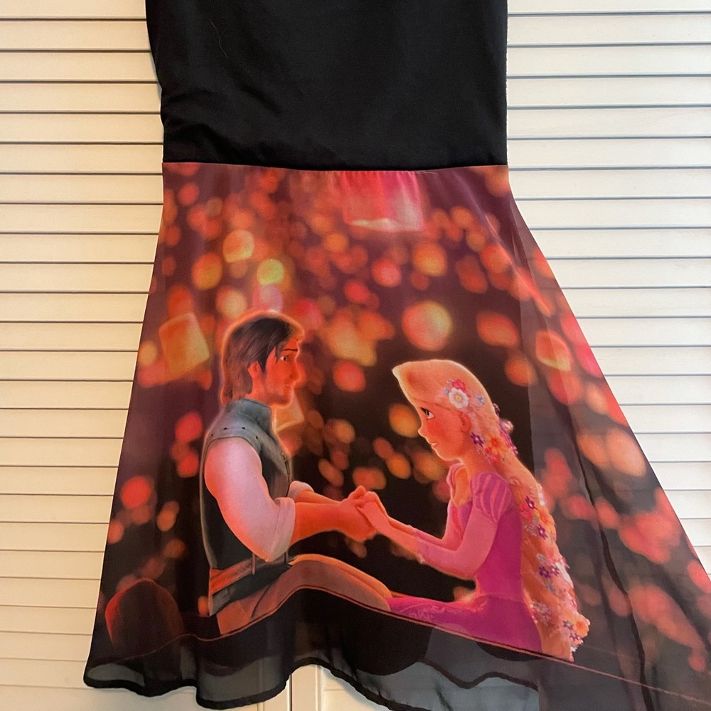 Disney Tangled print dress Rapunzel